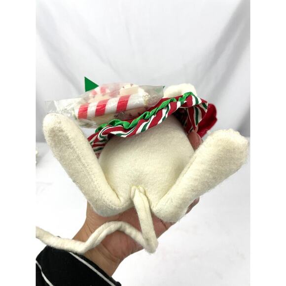 VTG Peppermint Mouse Chef AnnaLee Mobilitee Plush Doll 2005 Holiday Christmas - Picture 11 of 14